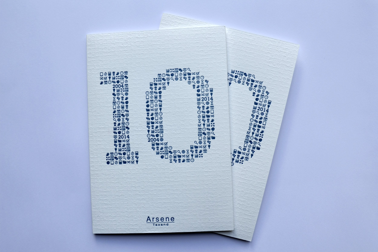 Arsene Taxand - Carton d'invitation 10 ans
