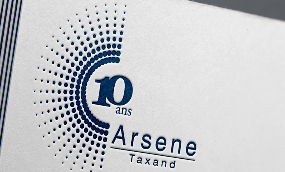 Arsene Taxand - Carton d'invitation 10 ans